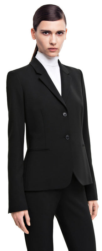 Slim wool str black