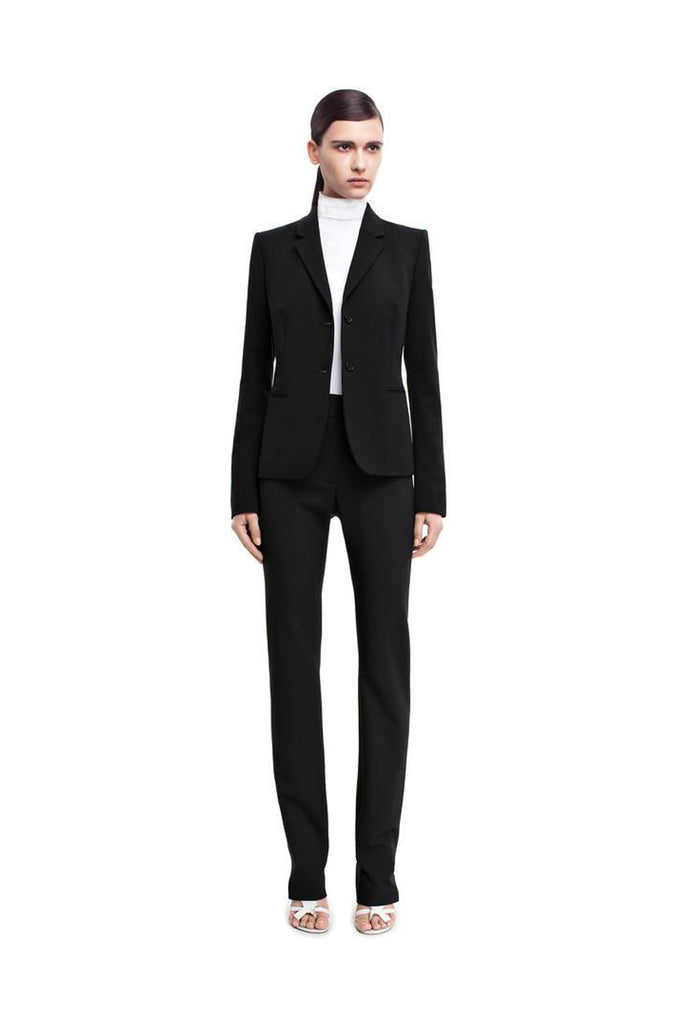 Slim wool str black