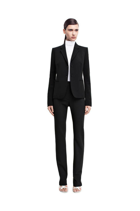 Slim wool str black